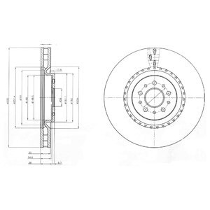 Слика на Кочионен диск DELPHI BG9843