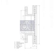 Слика 2 $на Кочионен диск DT Spare Parts 7.36000