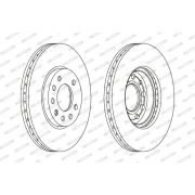 Слика 2 на кочионен диск FERODO PREMIER Coat+ disc DDF1042C