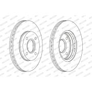 Слика 2 на кочионен диск FERODO PREMIER Coat+ disc DDF1072C