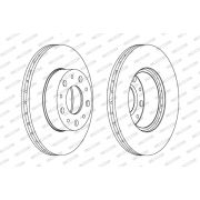 Слика 2 на кочионен диск FERODO PREMIER Coat+ disc DDF1170C