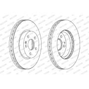 Слика 2 на кочионен диск FERODO PREMIER Coat+ disc DDF1203C