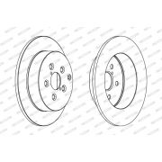 Слика 2 на кочионен диск FERODO PREMIER Coat+ disc DDF1406C