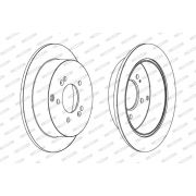 Слика 2 на кочионен диск FERODO PREMIER Coat+ disc DDF1493C