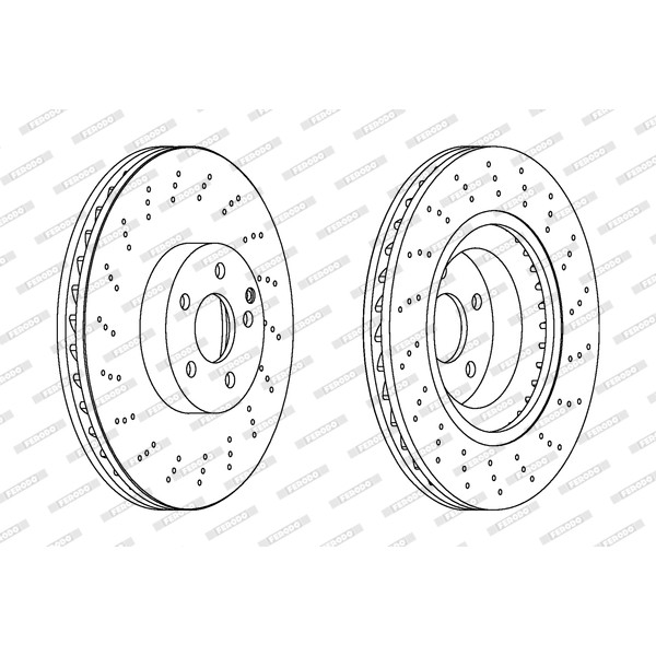Слика на кочионен диск FERODO PREMIER Coat+ disc DDF1639C-1 за Mercedes S-class Saloon (w221) S 350 CDI - 235 коњи дизел