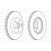 Слика 2 на кочионен диск FERODO PREMIER Coat+ disc DDF1690C