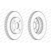 Слика 2 на кочионен диск FERODO PREMIER Coat+ disc DDF393C
