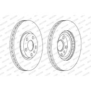Слика 2 на кочионен диск FERODO PREMIER Coat+ disc DDF760C