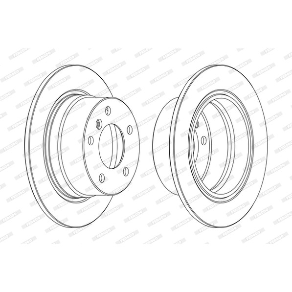 Слика на Кочионен диск FERODO PREMIER High Carbon DDF1028C