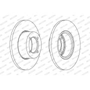 Слика 2 $на Кочионен диск FERODO PREMIER DDF001