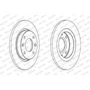 Слика 2 на кочионен диск FERODO PREMIER DDF059