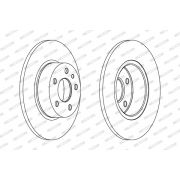 Слика 2 на кочионен диск FERODO PREMIER DDF067