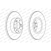 Слика 2 $на Кочионен диск FERODO PREMIER DDF069