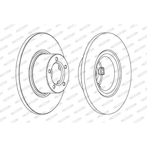 Слика на Кочионен диск FERODO PREMIER DDF077