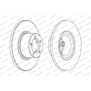 Слика 1 $на Кочионен диск FERODO PREMIER DDF077