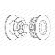 Слика 2 на кочионен диск FERODO PREMIER DDF089-1