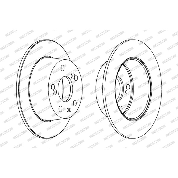 Слика на Кочионен диск FERODO PREMIER DDF094