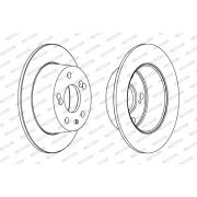 Слика 1 $на Кочионен диск FERODO PREMIER DDF094