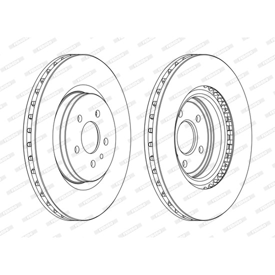 Слика на Кочионен диск FERODO PREMIER DDF1001C