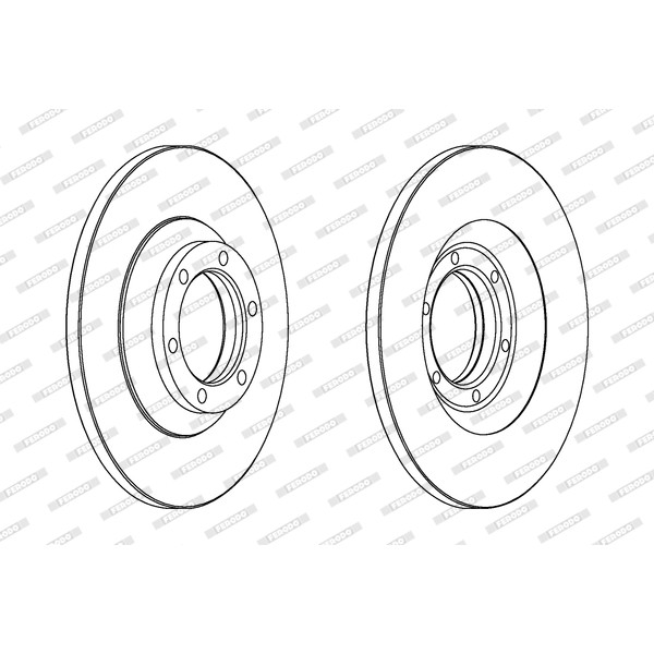 Слика на Кочионен диск FERODO PREMIER DDF1038