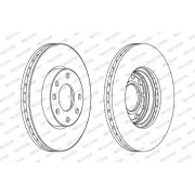 Слика 2 на кочионен диск FERODO PREMIER DDF1041