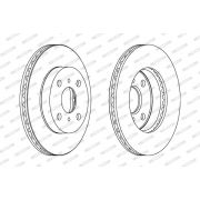 Слика 2 $на Кочионен диск FERODO PREMIER DDF1084