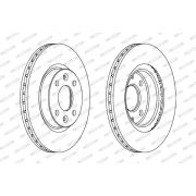 Слика 2 на кочионен диск FERODO PREMIER DDF1096