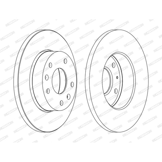 Слика на Кочионен диск FERODO PREMIER DDF1100C