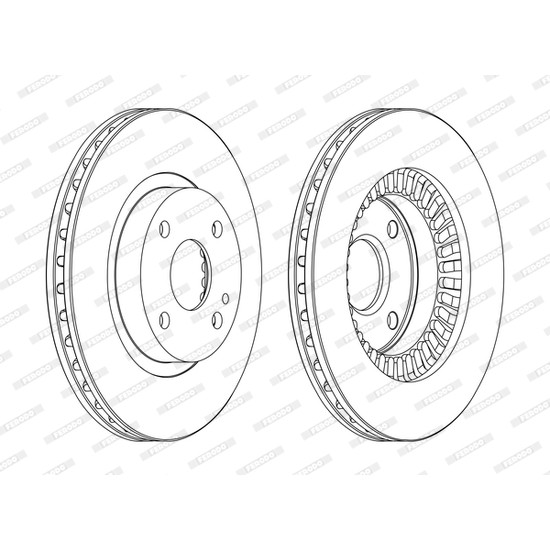 Слика на Кочионен диск FERODO PREMIER DDF1105C