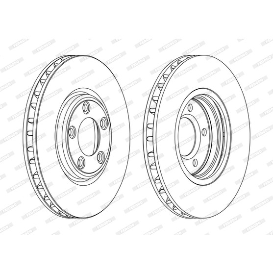 Слика на Кочионен диск FERODO PREMIER DDF1107C