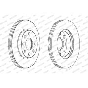 Слика 2 на кочионен диск FERODO PREMIER DDF1130