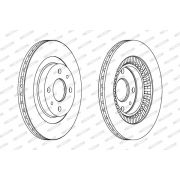 Слика 2 $на Кочионен диск FERODO PREMIER DDF1147