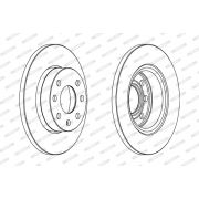 Слика 2 на кочионен диск FERODO PREMIER DDF116
