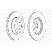 Слика 2 на кочионен диск FERODO PREMIER DDF1171