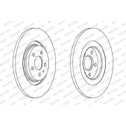 Слика 2 на кочионен диск FERODO PREMIER DDF1181
