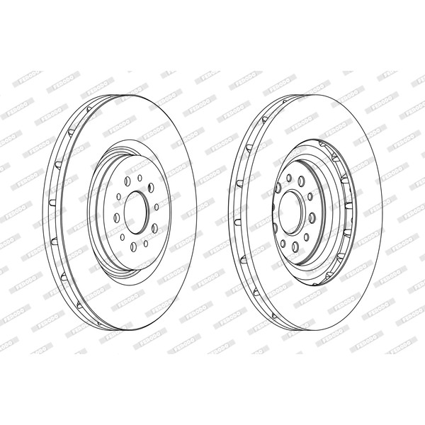 Слика на Кочионен диск FERODO PREMIER DDF1183C-1