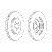 Слика 1 $на Кочионен диск FERODO PREMIER DDF1183C-1