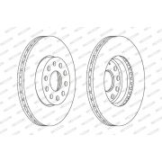 Слика 2 на кочионен диск FERODO PREMIER DDF1218