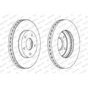 Слика 2 на кочионен диск FERODO PREMIER DDF1249