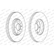 Слика 2 на кочионен диск FERODO PREMIER DDF1261