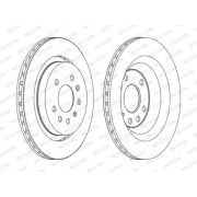 Слика 1 на кочионен диск FERODO PREMIER DDF1289C