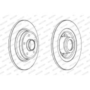 Слика 1 на кочионен диск FERODO PREMIER DDF1364