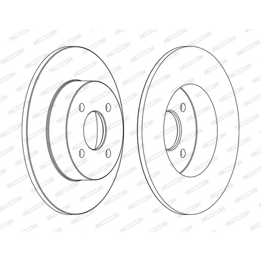 Слика на Кочионен диск FERODO PREMIER DDF1367C