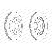Слика 1 на кочионен диск FERODO PREMIER DDF1394C