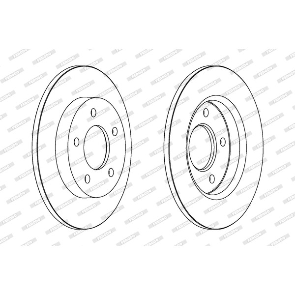 Слика на Кочионен диск FERODO PREMIER DDF1420C