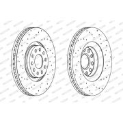 Слика 2 $на Кочионен диск FERODO PREMIER DDF1422C-1