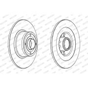 Слика 2 $на Кочионен диск FERODO PREMIER DDF1443C-1