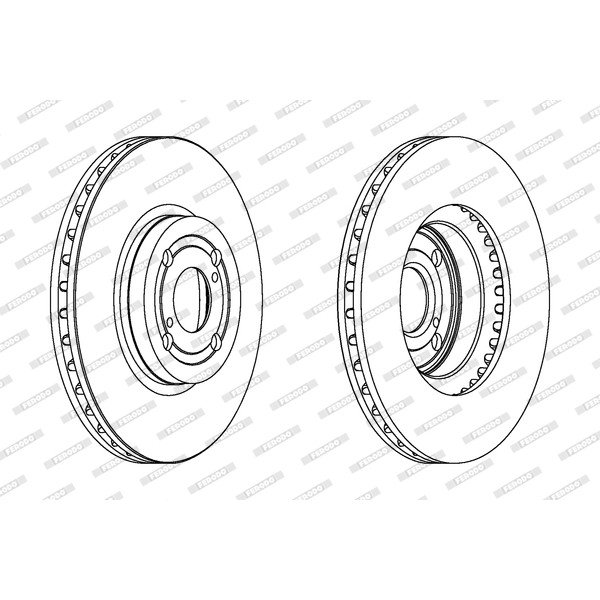 Слика на Кочионен диск FERODO PREMIER DDF1461C