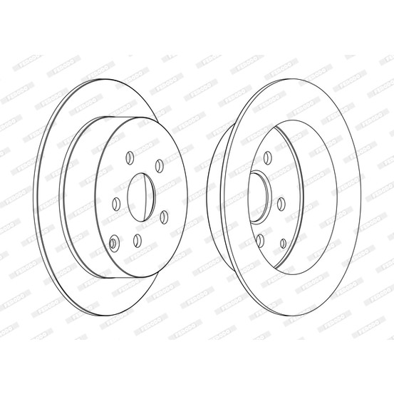 Слика на Кочионен диск FERODO PREMIER DDF1485C