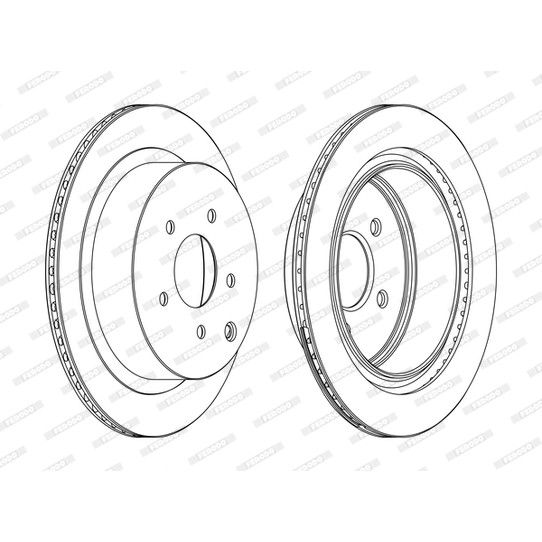 Слика на Кочионен диск FERODO PREMIER DDF1506C